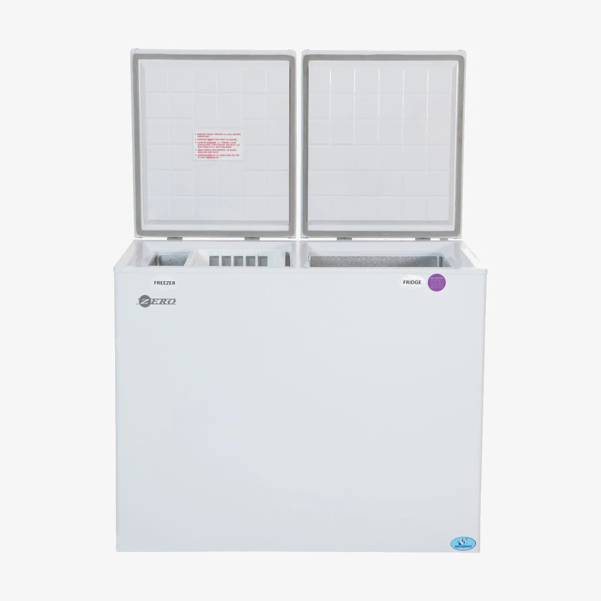 Zero Gas/Electric Side-by-Side Chest Freezer — 236L (GFR260DB)
