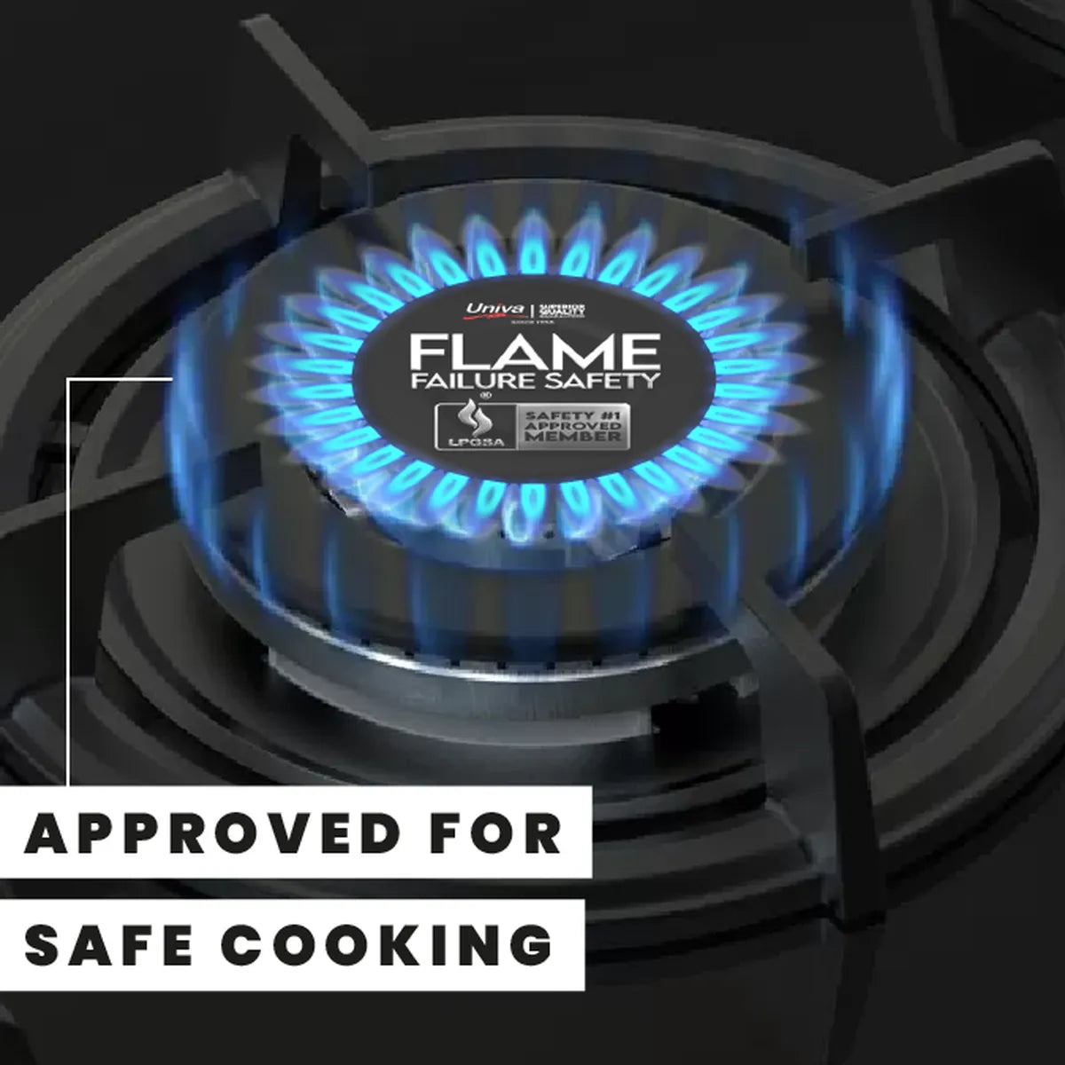 Univa 2 Burner Domino Gas Hob — UGH02B