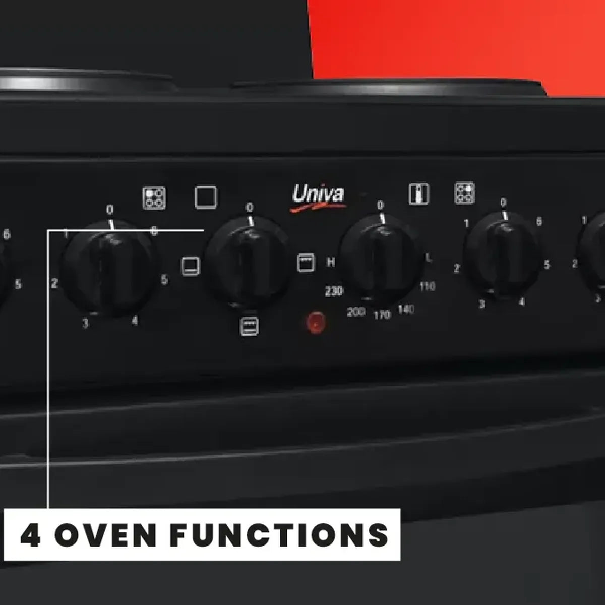 Univa 4 Plate Stove — U405-1