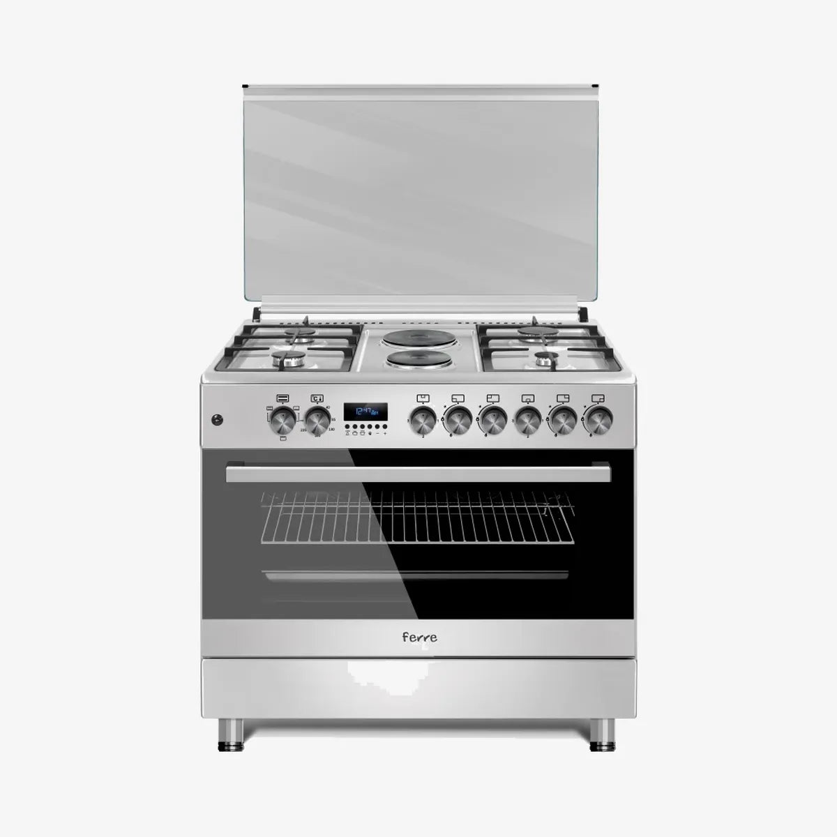 Ferre Electric Stove & Oven — 4 Gas & 2 Electric Plates