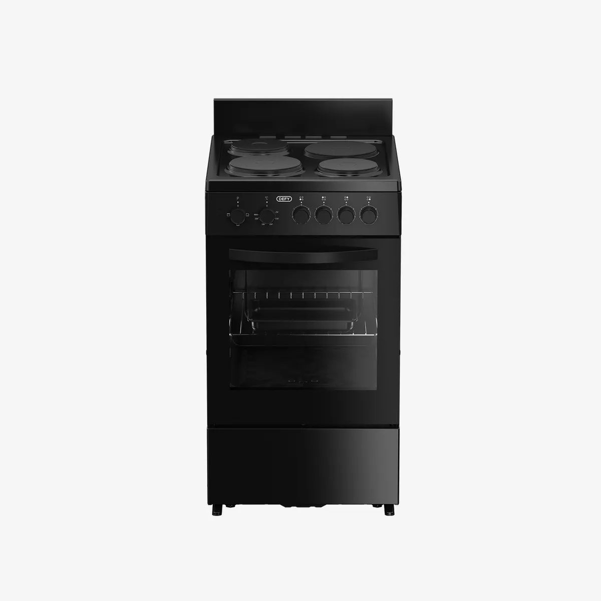 Defy 50cm 4 Plate Compact Electric Stove Black FC — DSS554
