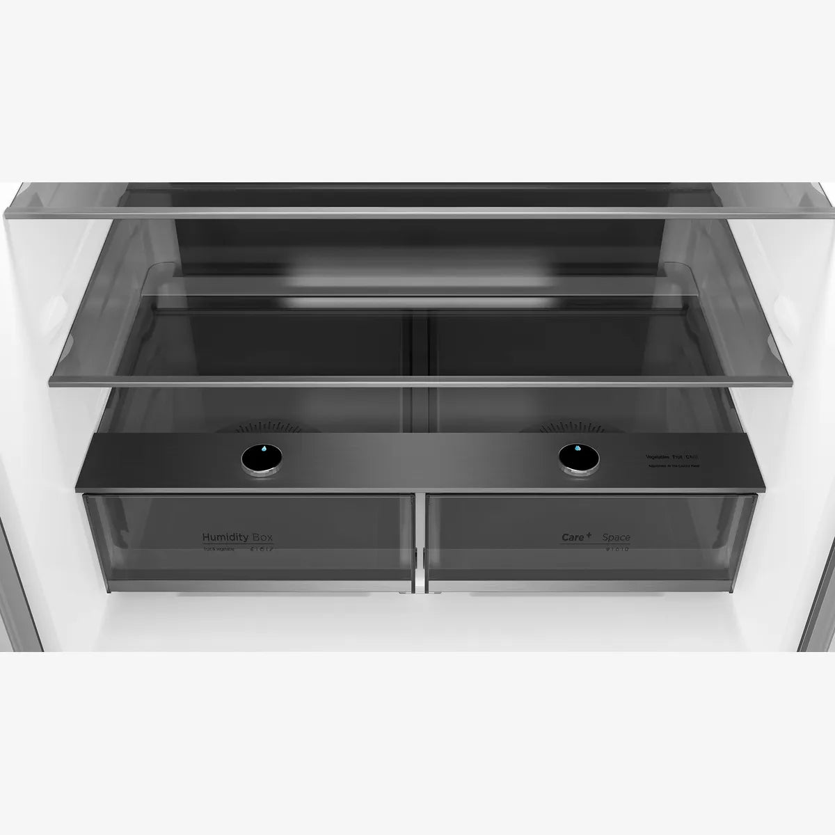 Defy 91cm 4D 601L Multi-Door Dark Inox Finish — DFF590