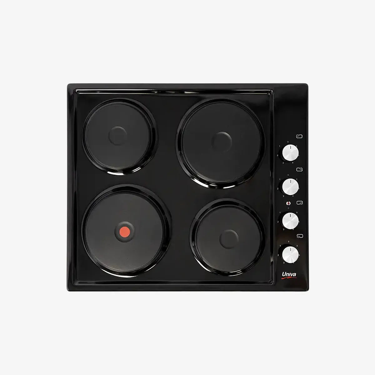 Univa 4 Ceran Plate Hob — Black — U156B