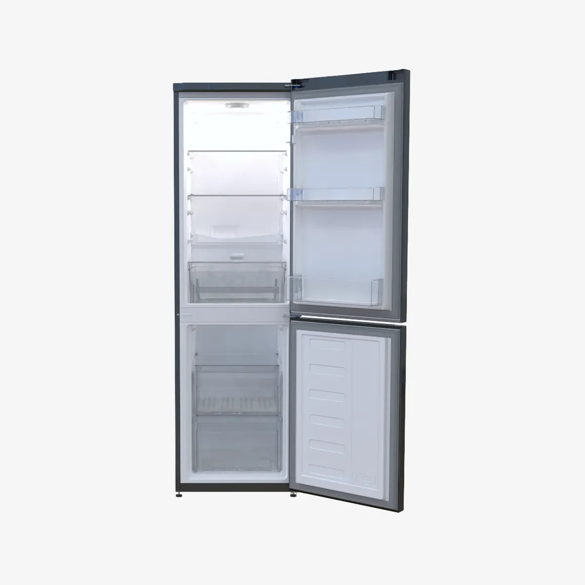 Defy 50cm Fridge / Freezer EMB Metallic — DAC363
