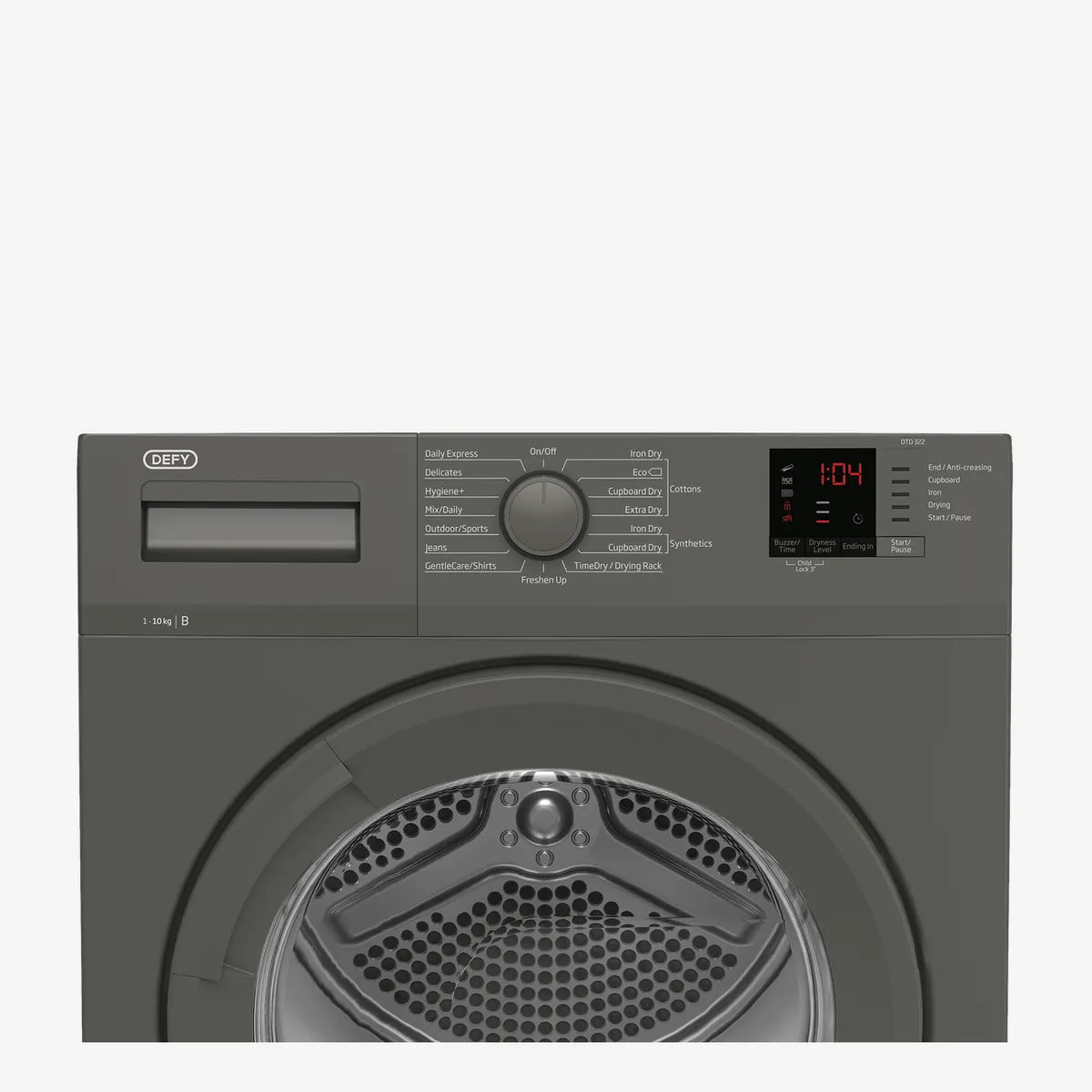 Defy 10kg Condenser Tumble Dryer Manhattan Gray — DTD322