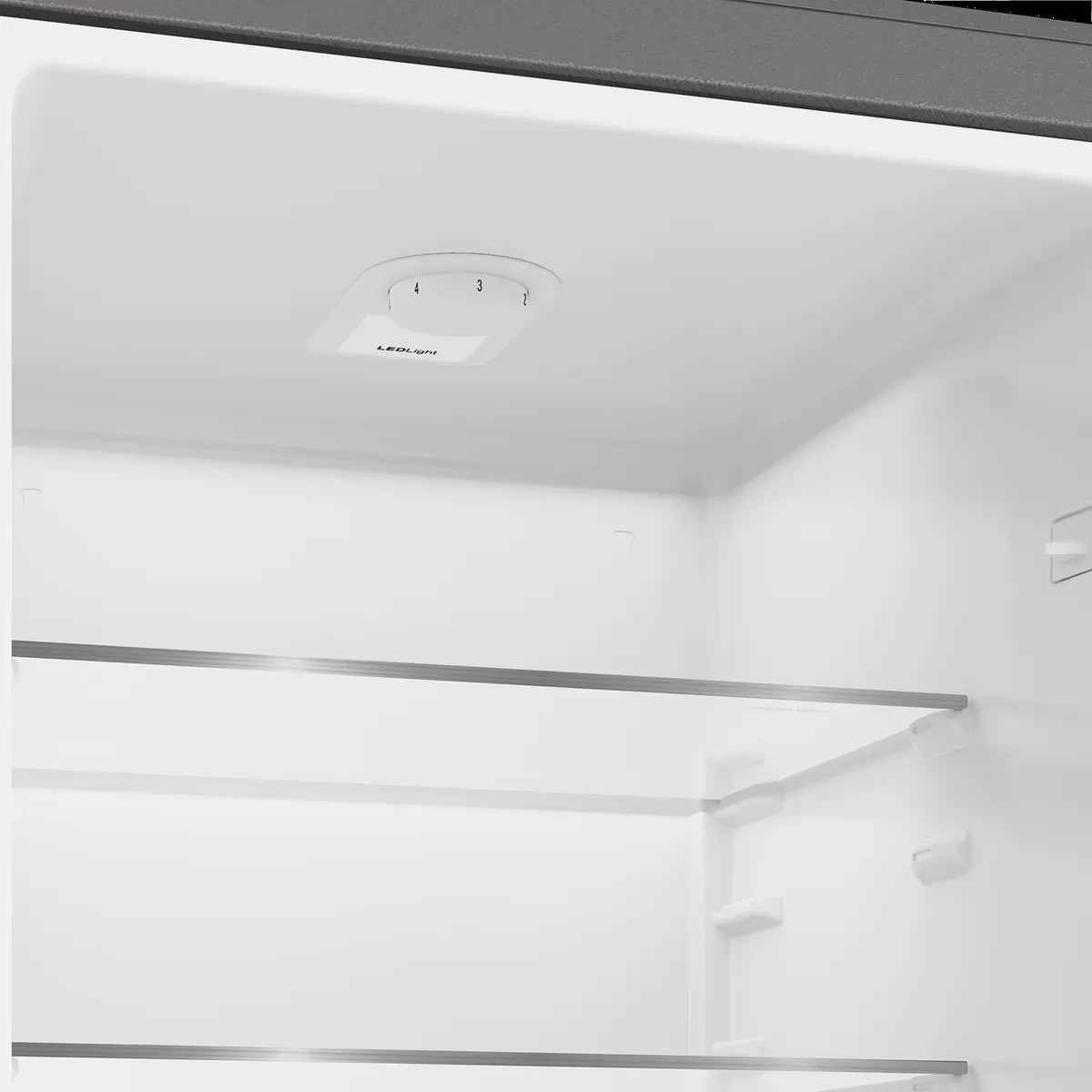 Defy 54cm Fridge / Freezer Satin Metallic — DAC447