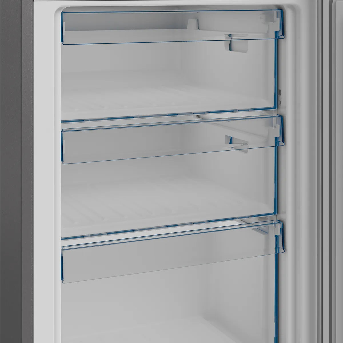 Defy 54cm Fridge / Freezer WD Satin Metallic — DAC449
