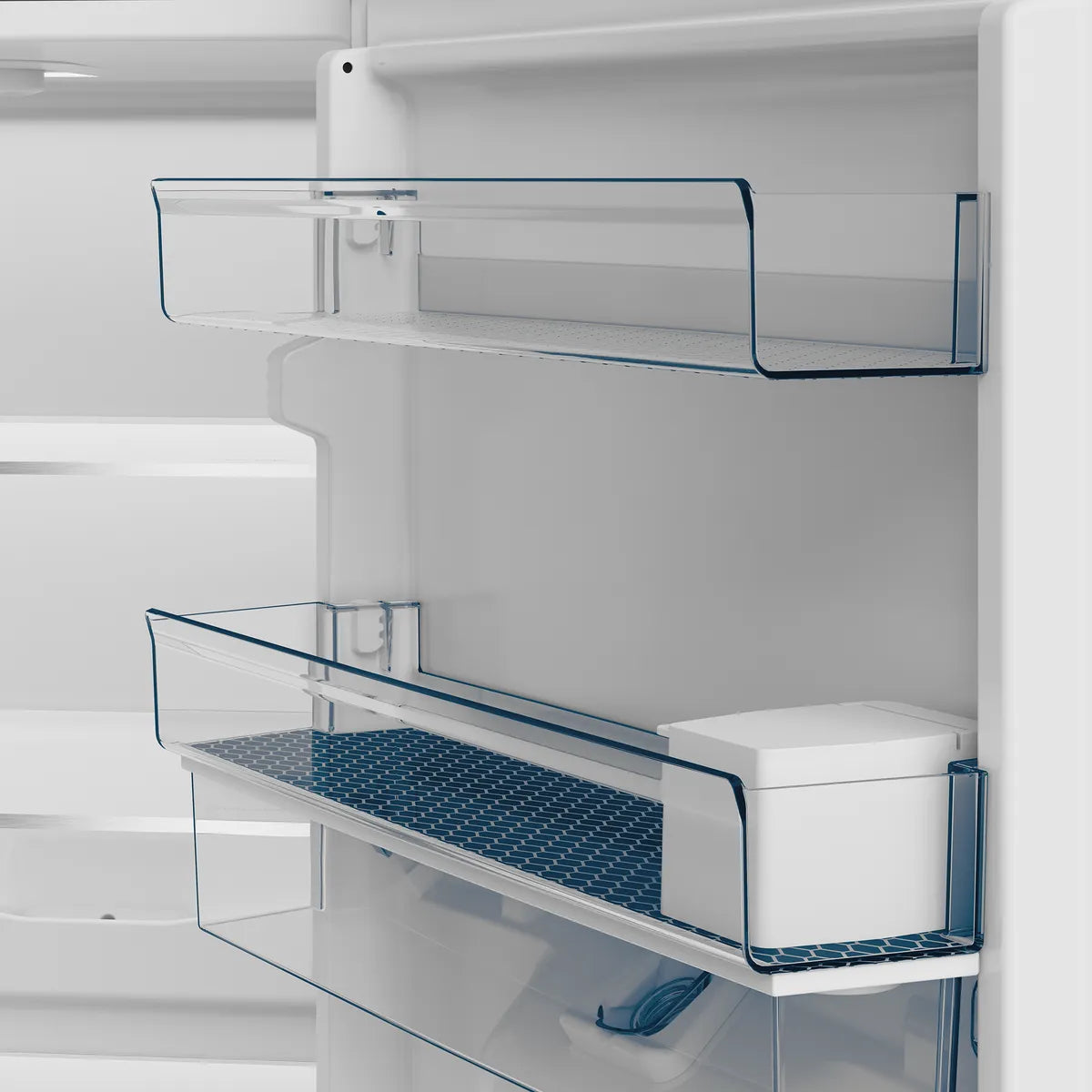 Defy 54cm Fridge / Freezer WD Satin Metallic — DAC449