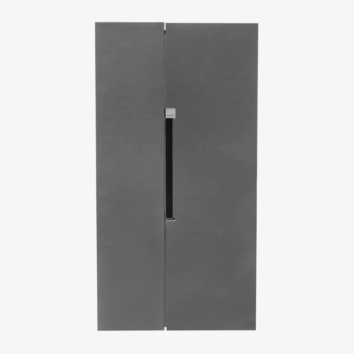 Defy Side-by-Side Naturelight Satin Metallic Finish Fridge — DFF536
