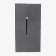 Defy Side-by-Side Naturelight Satin Metallic Finish Fridge — DFF536