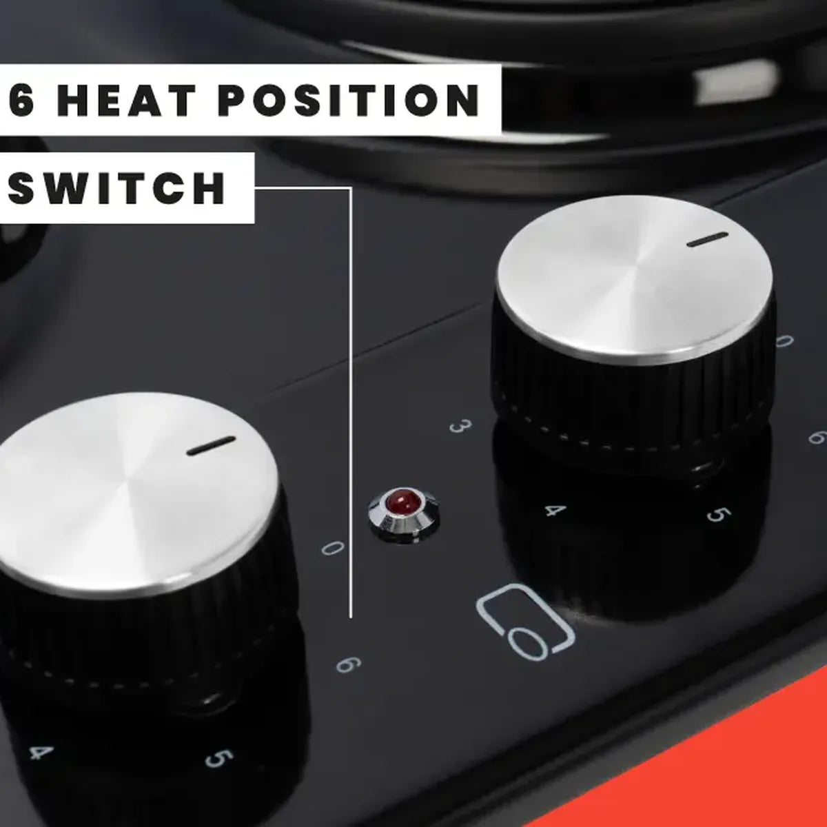 Univa 4 Ceran Plate Hob — Black — U156B
