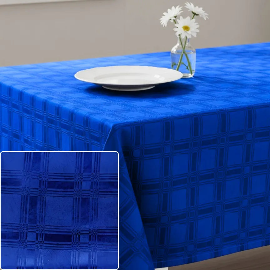 Damask Square Tablecloth Fabric — 300cm Wide