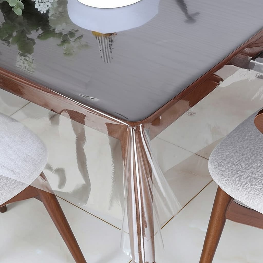 Clear PVC Plastic — 137cm Wide — 800/400/250 Micron