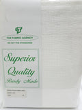 The Fabric Agency - Superior Quality Ready-made Curtain (Eyelet/Tape) - White