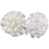 3D Carnation Embelishments - White