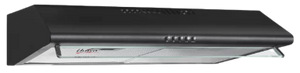 Univa - 600mm Black Cookerhood - U600B