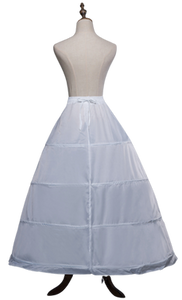 Wedding Bridal Underskirt Hoop  - Plain White - 4 Hoop