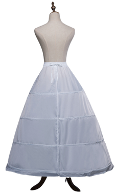 Wedding Bridal Underskirt Hoop  - Plain White - 4 Hoop