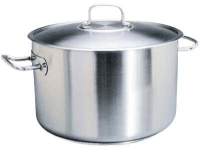 Catering Pots - Assorted Sizes - Silver