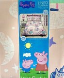 Kids Character Lined Curtains - Peppa Pig - 230cm x 218cm
