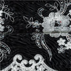 Bridal Lace, Bloom Embroidery -  Design: 1810 - 115cm