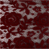 Corded Lace - Rose Design - Various Colours - 150cm