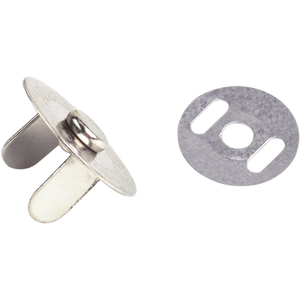 Button Magnetic Snappers - Silver