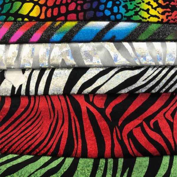 Nylon lycra foil & spangles