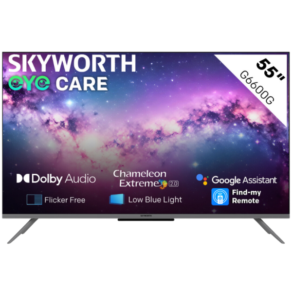 Skyworth - 55 G6600G 4K UHD Smart Google TV with Google Assistant - 55G660G"