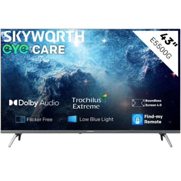 Skyworth - 43 E5500G FHD Google Smart TV with Google Assistant - 43E5500G"