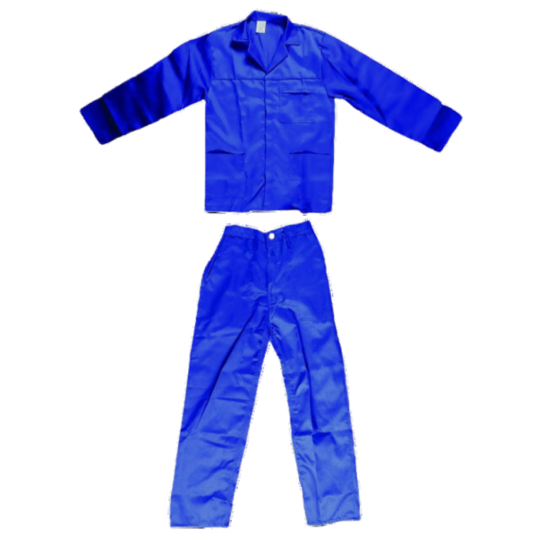 2Pc Safety Overalls - Blue / Black - Image 2