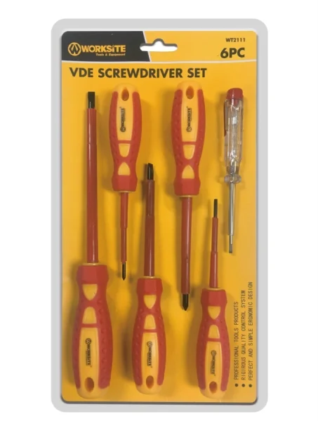6pc VDE Screwdriver Set
