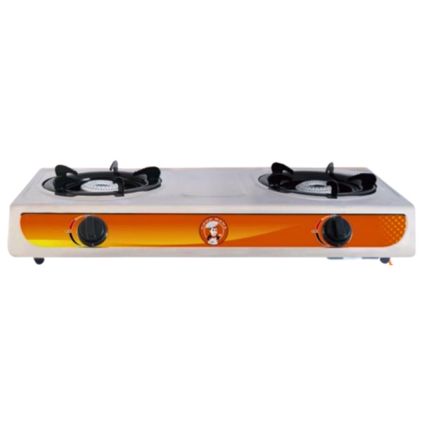 Good Mama - 2 Burner Gas Stove - Stainless Steel