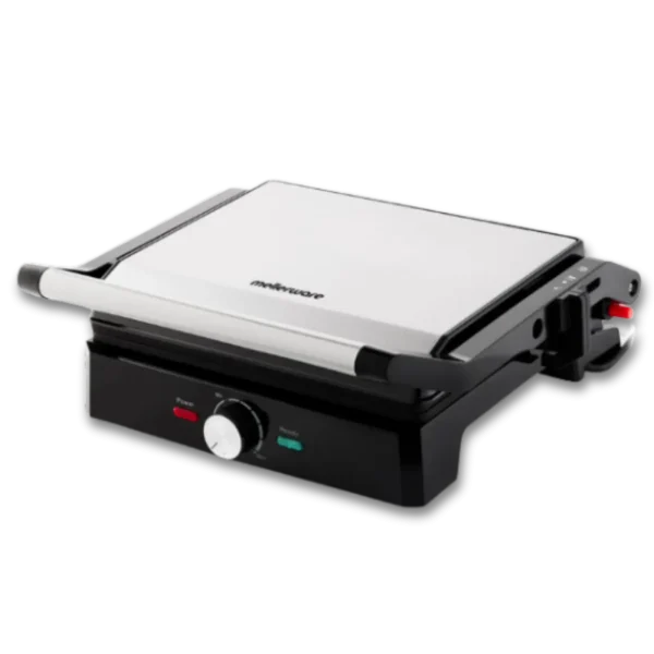 Mellerware - 4 Slice Panini Press - BL2200W - Silver - Image 3