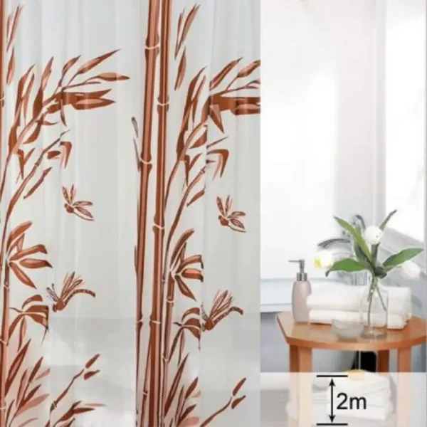 Shower Curtains - Assorted Designs - 180 X 180CM