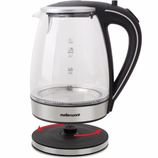 Mellerware - 1.8L Cordless Glass Kettle - Image 2
