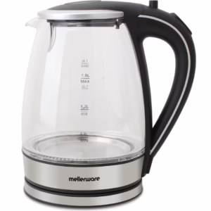 Mellerware - 1.8L Cordless Glass Kettle