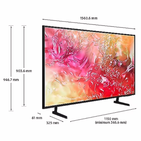Samsung - 50" Crystal UHD 4K HDR Smart TV - UA50DU7000KXXA - Image 3