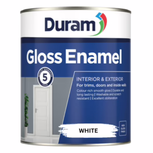 Duram - Enamel Gloss - White/Black - 1L