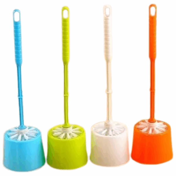 PVC Round Toilet Brush - Assorted Colours