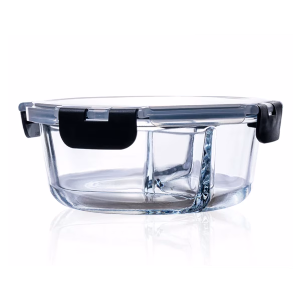 Consol - Madrid 3-Division Round Container