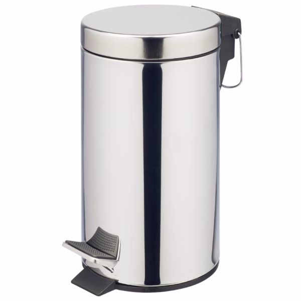 12L Stainless Steel Refuse Bin