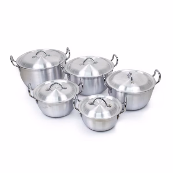 Premium 10pc Pot Set - Stainless Steel