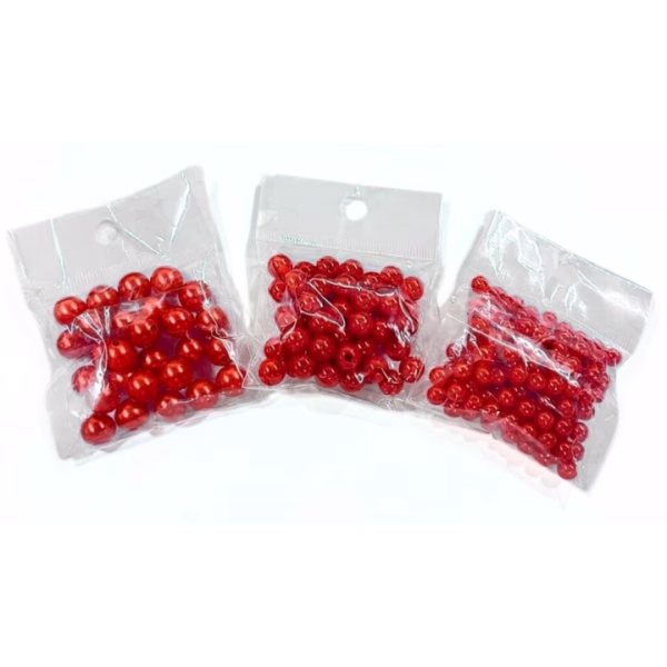Trio Beads - Large | Medium | Small - Red